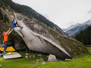 Austria Zillertal Bouldering