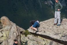 Scary Bouldering Silvretta Austrai